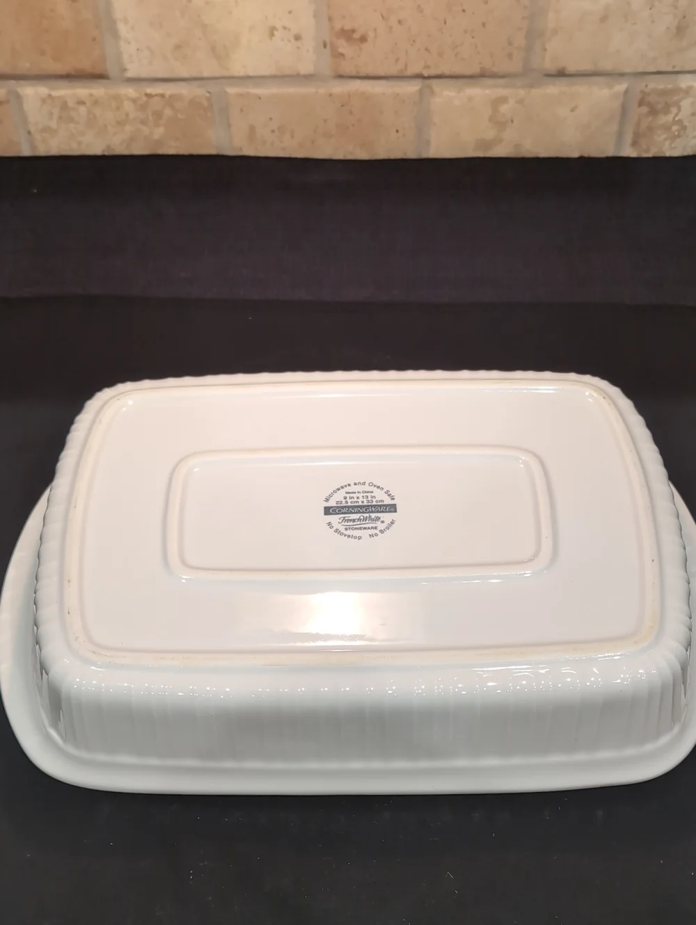 Corningware French White Lasagna Baking Dish 9